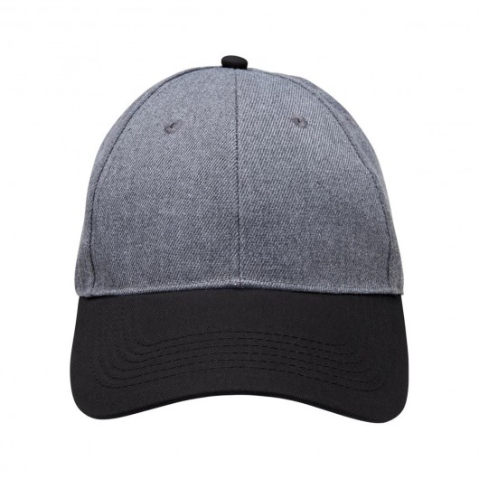 Curved Heather Cap Black Heather Front